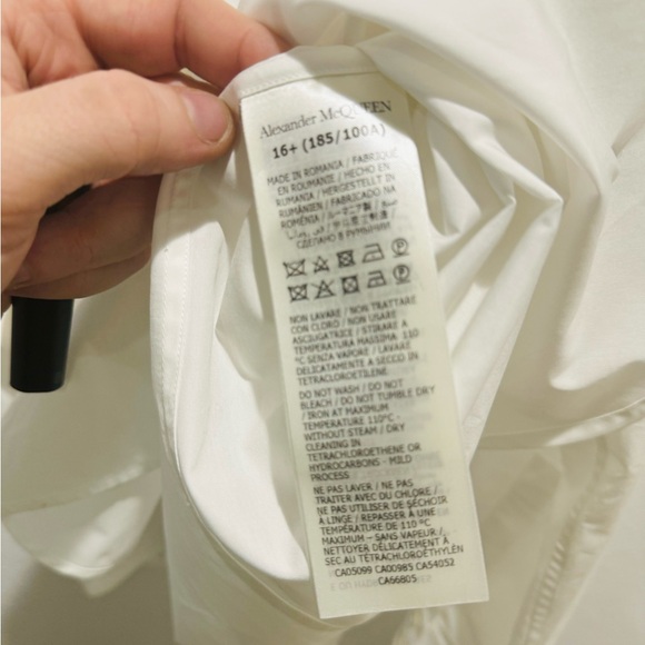 NWTS Alexander McQueen Abstract Harness Shirt - Picture 6 of 16